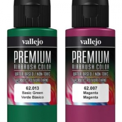 Kit Vallejo PREMIUM RC - 9 colori FLUORESCENTI + 1 Reducer, Vallejo kit  colori, Vallejo
