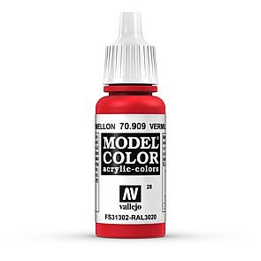 Vallejo Model Color 028 - Verkehrsrot - Vermillion