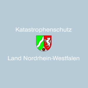 Katastrophenschutz, Land Nordrhein-Westfalen, Schrift weiß